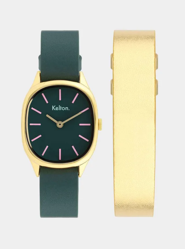 kelton-colorama-laurel-box-set-montre-bracelet-cuir-offert-dition-limit-e image 1