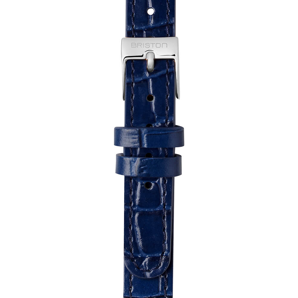 briston-bracelet-cuir-luxury-12-mm-bleu-marine-clubmaster-lady image 2