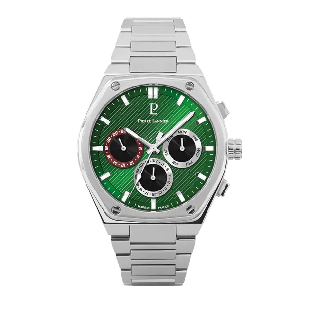 pierre-lannier-copilote-chronographe-quartz-42-5-mm-acier-inoxydable-5-atm image 1