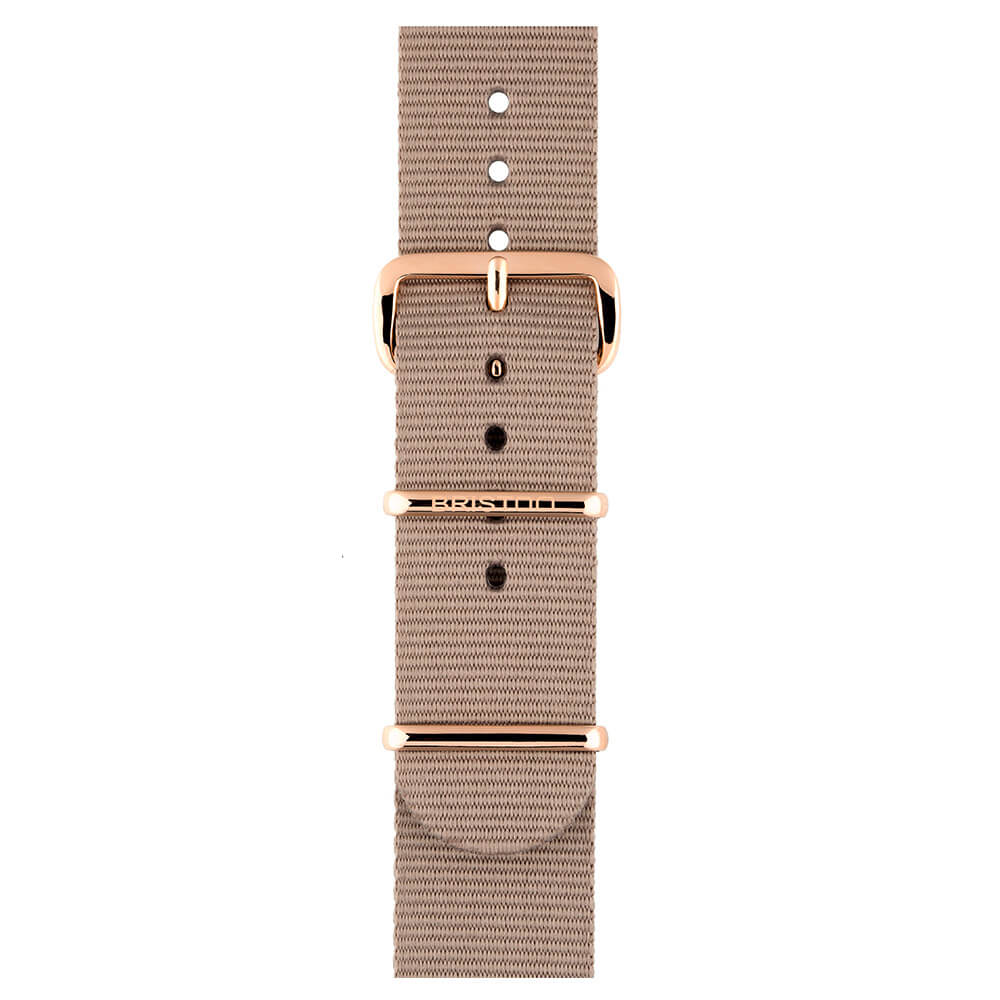 briston-bracelet-type-nato-gris-taupe-20-mm image 2