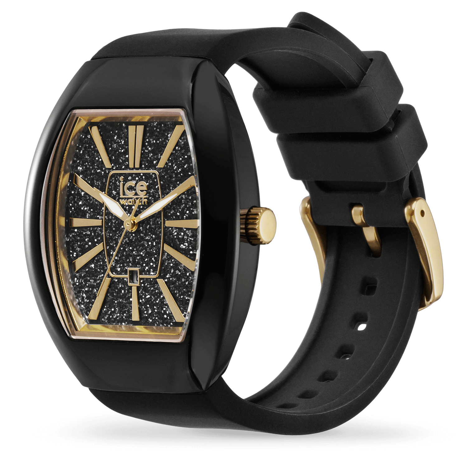 ice-watch-ice-dome-black-glitter-gold-montre-femme-paillettes image 2