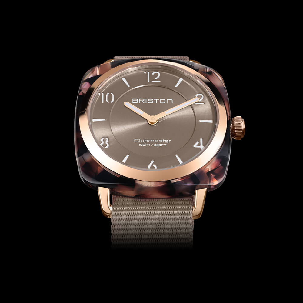 briston-clubmaster-chic-hm-36-mm-gold-gris-taupe image 3