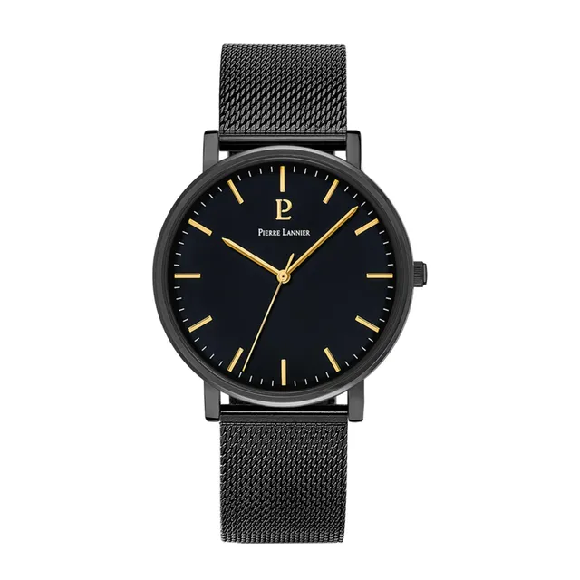pierre-lannier-essential-montre-homme-quartz-acier-inoxydable-40-5-mm-5-atm image 1