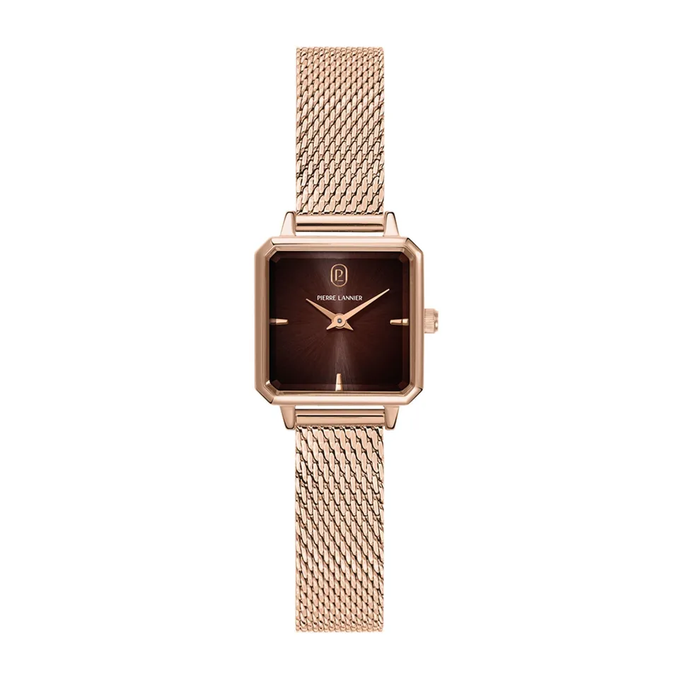 pierre-lannier-leonor-montre-quartz-acier-inoxydable-3-atm-boitier-fin-7-1-mm image 1