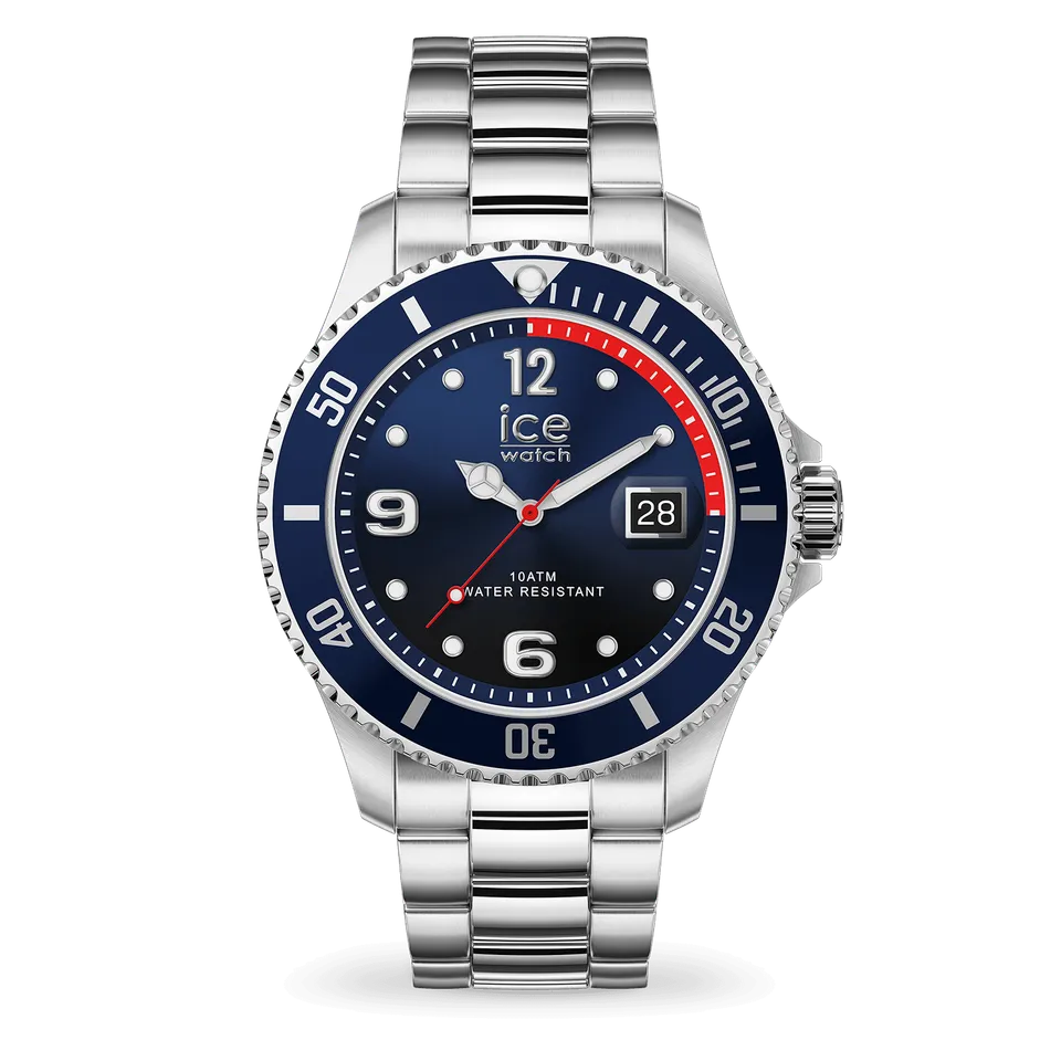 ice-watch-ice-steel-marine-silver-montre-homme-acier-cadran-bleu-nuit image 1