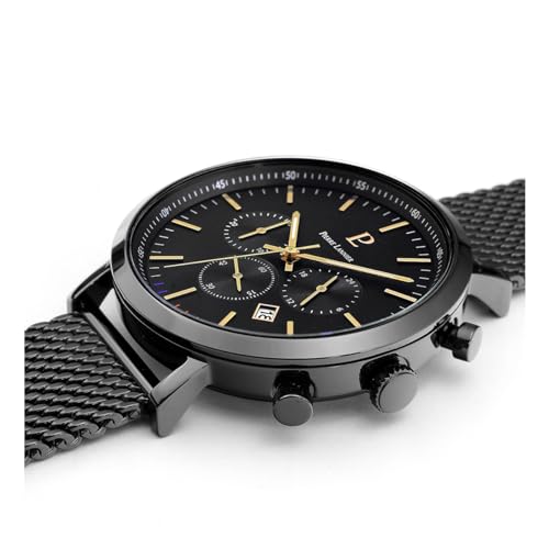 pierre-lannier-essential-222g439-montre-homme-43-mm-cadran-noir-bracelet-acier-n image 7