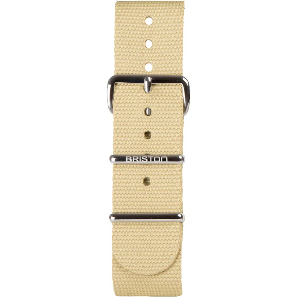 briston-bracelet-nato-nylon-20-mm-vanille-chocolat image 1