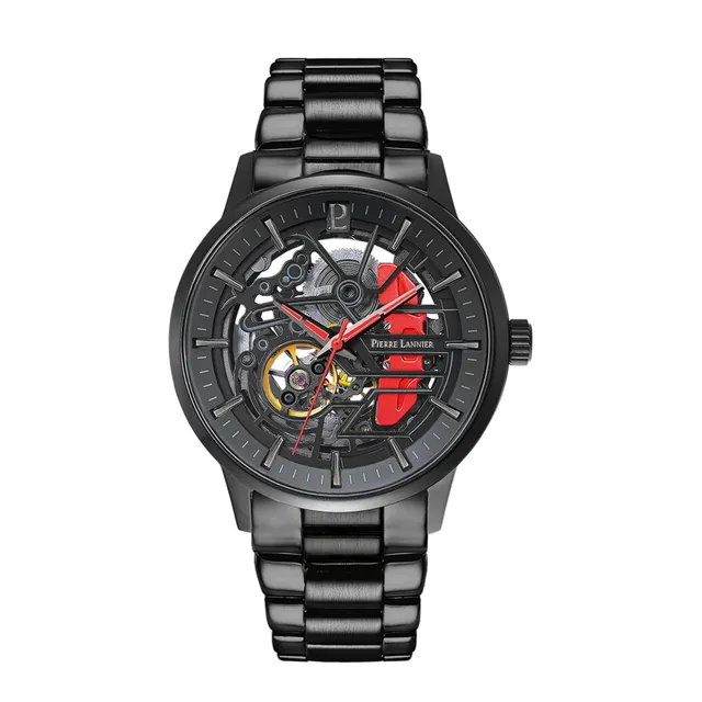 pierre-lannier-paddock-automatique-43-mm-montre-homme-acier-5-atm image 1