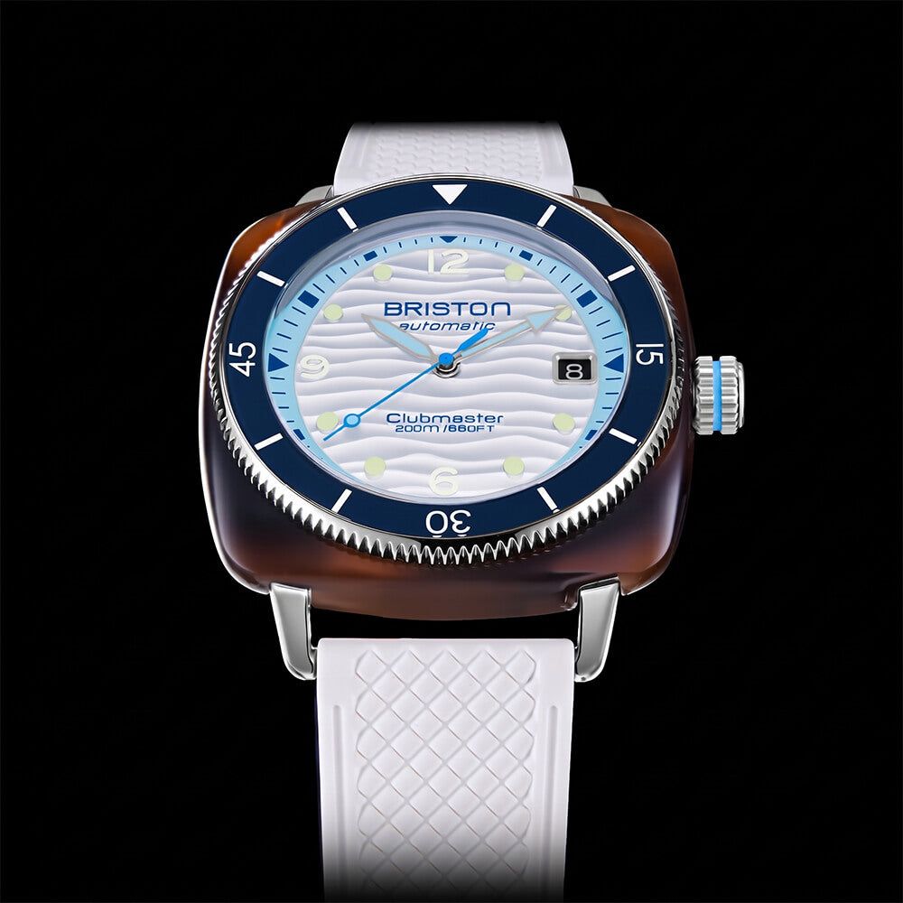 briston-clubmaster-legend-diver-ocean-automatique-40-mm-blanc-2 image 2