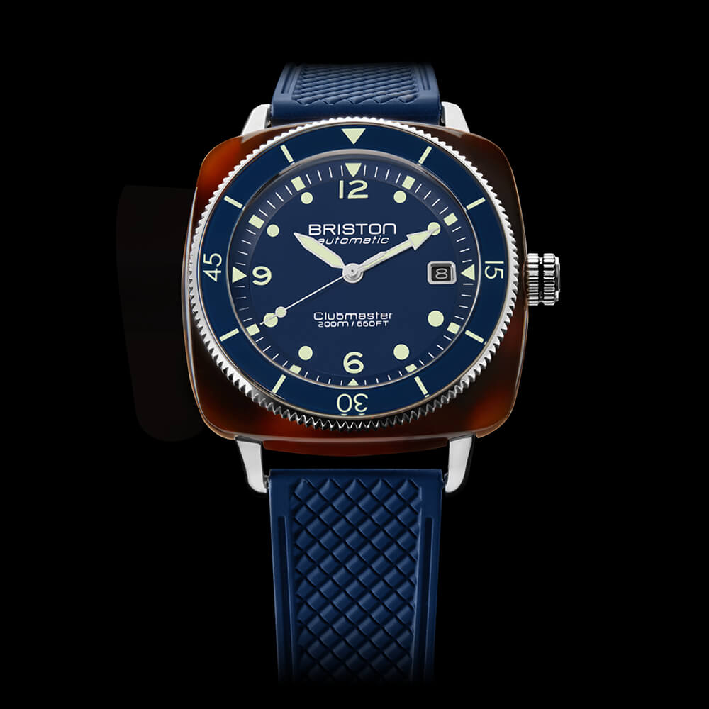 briston-clubmaster-legend-diver-montre-automatique-40-mm-bleu-marine image 3