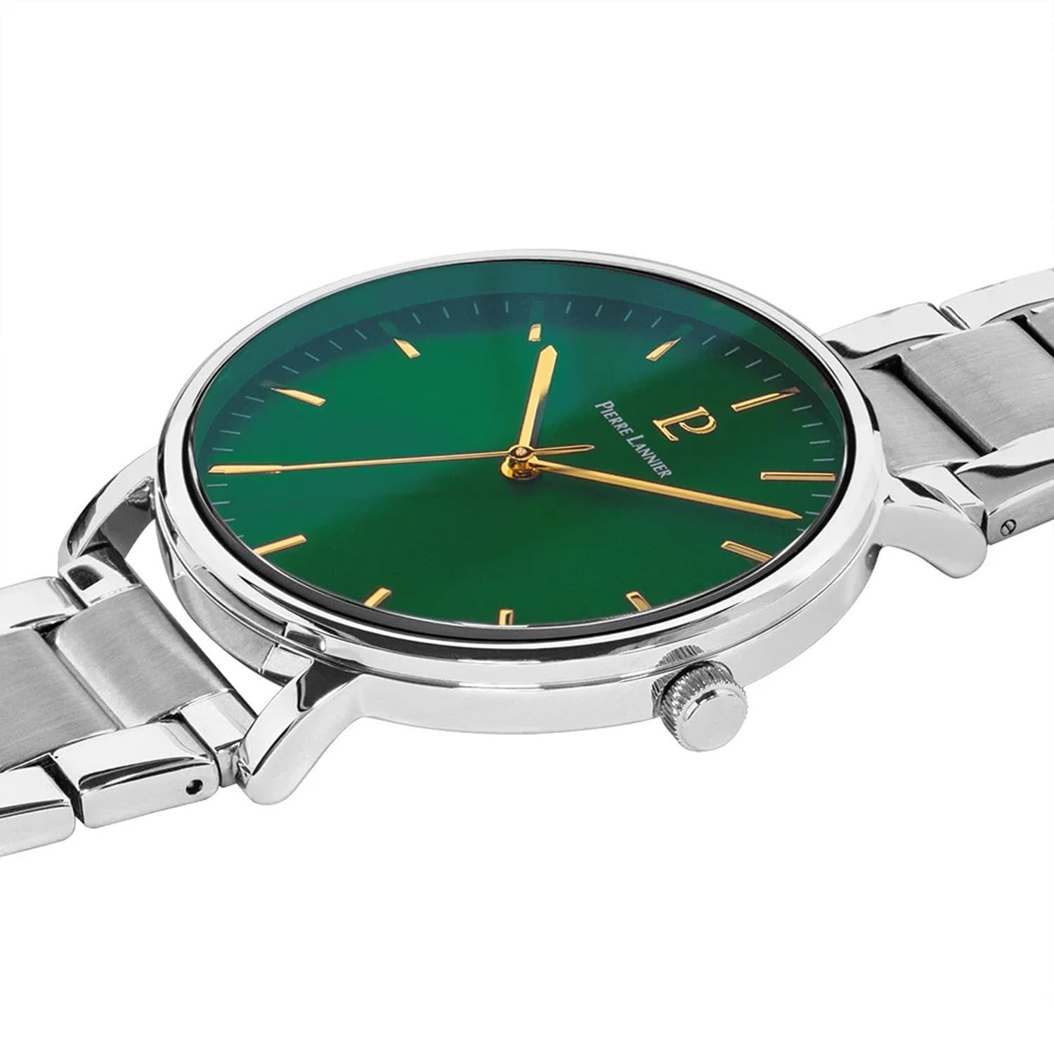 pierre-lannier-montre-essential-acier-cadran-vert image 3