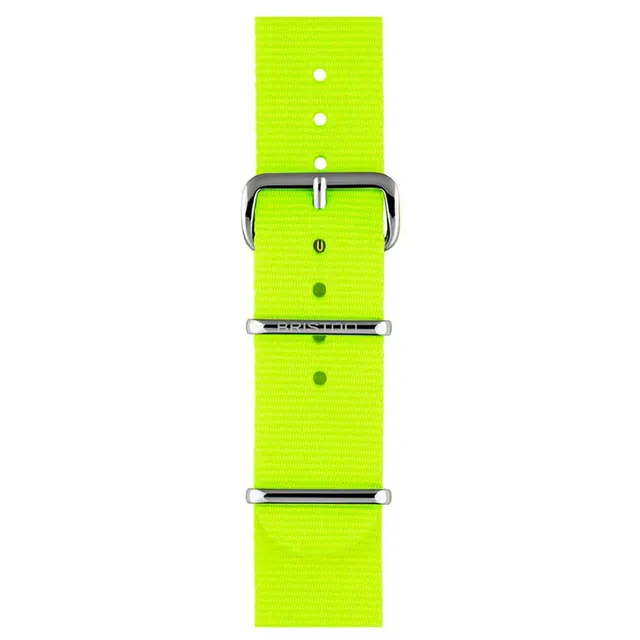 briston-bracelet-type-nato-jaune-fluo-20-mm image 1