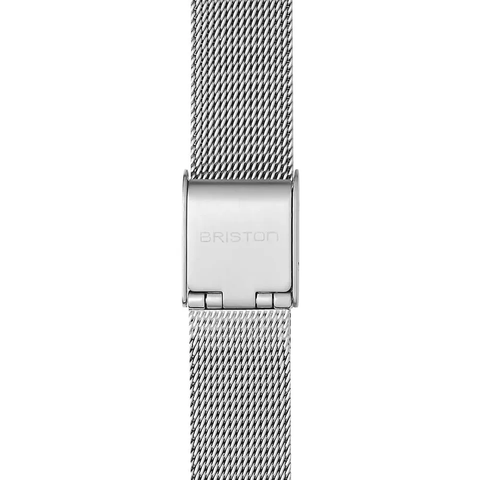 briston-clubmaster-lady-bracelet-maille-milanaise-12-mm-acier-inoxydable image 1