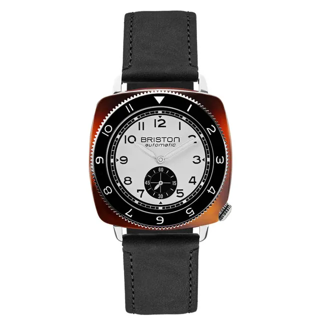 briston-clubmaster-legend-petite-seconde-39-mm-blanc-noir image 1