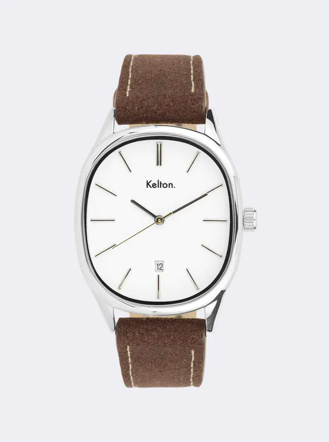 kelton-grande-colorama-blanche-montre-date-fabriqu-e-en-france image 1