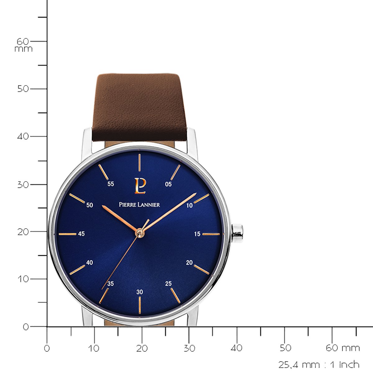 pierre-lannier-202j164-montre-homme-analogique-quartz-bo-tier-39-mm-bracelet-cui image 4