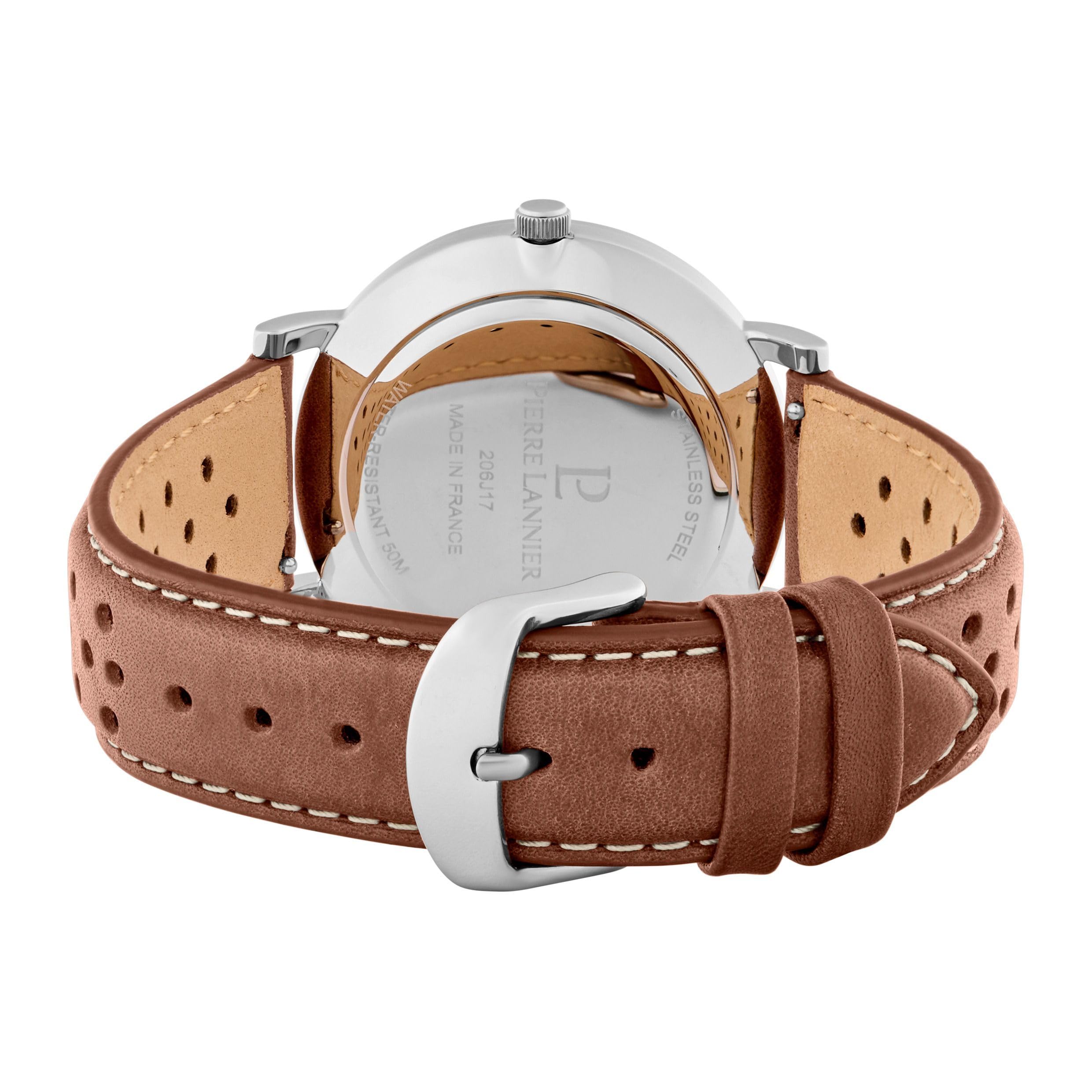 pierre-lannier-chronographe-essential-quartz-40-5-mm-acier-inoxydable-5-atm-2 image 4
