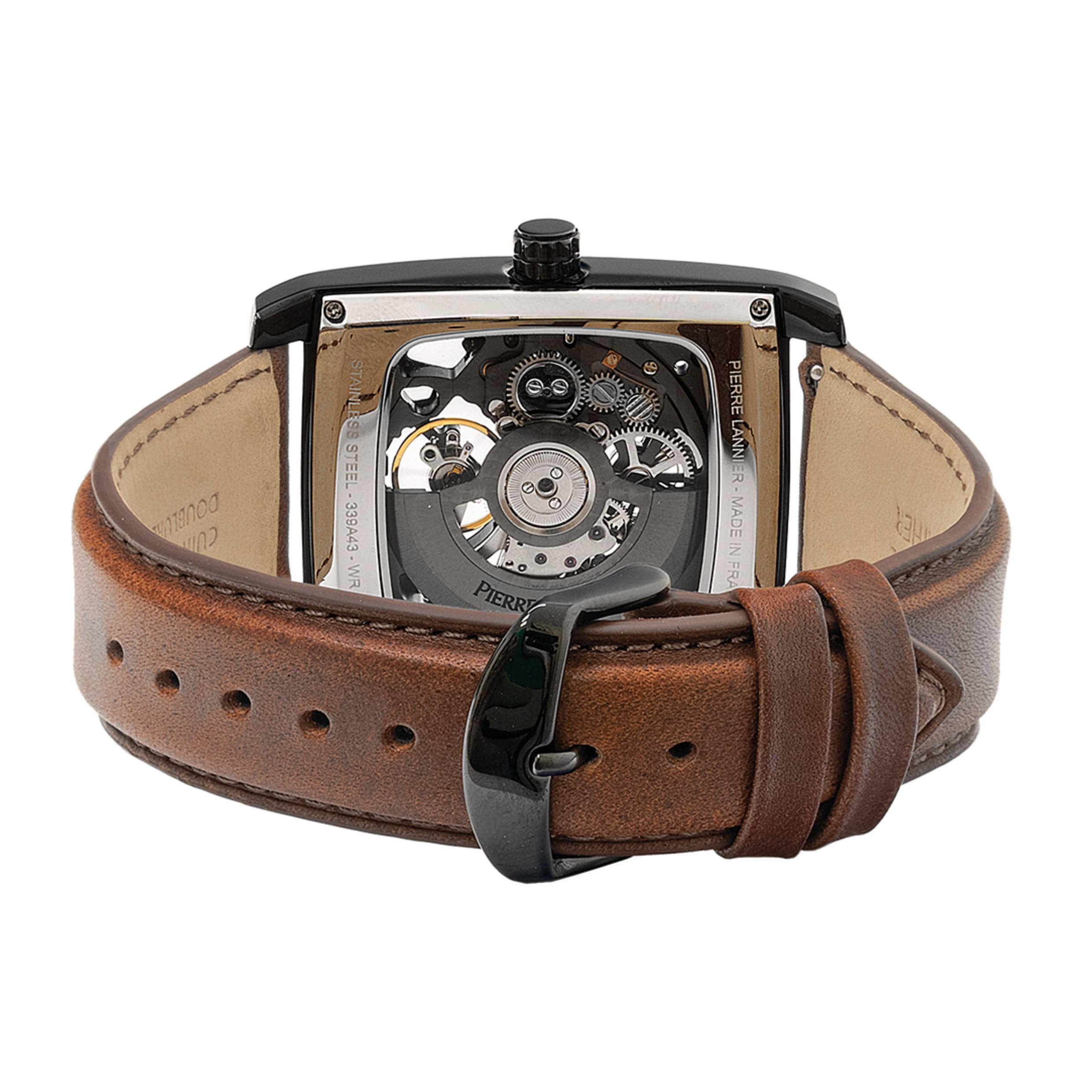 pierre-lannier-hector-automatique-montre-homme-acier-inoxydable-5-atm image 4