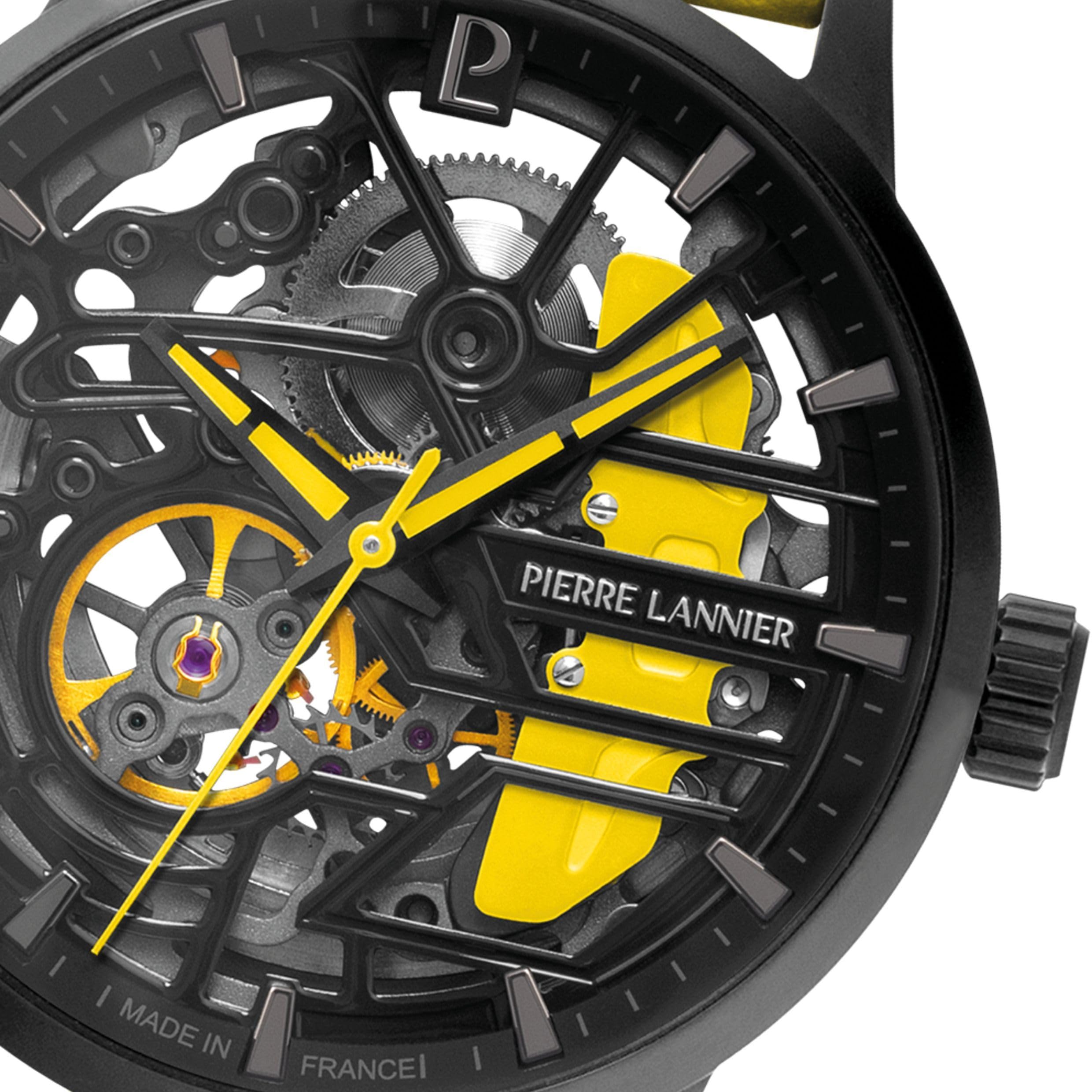pierre-lannier-paddock-montre-automatique-39-mm-acier-inoxydable-5-atm-2 image 5
