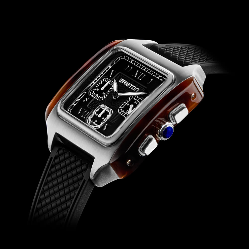 briston-streamliner-kennedy-chrono-noir-38-5-mm-quartz image 4
