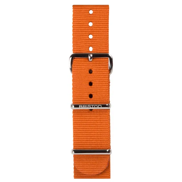 briston-bracelet-type-nato-20-mm-marron-fonc image 1