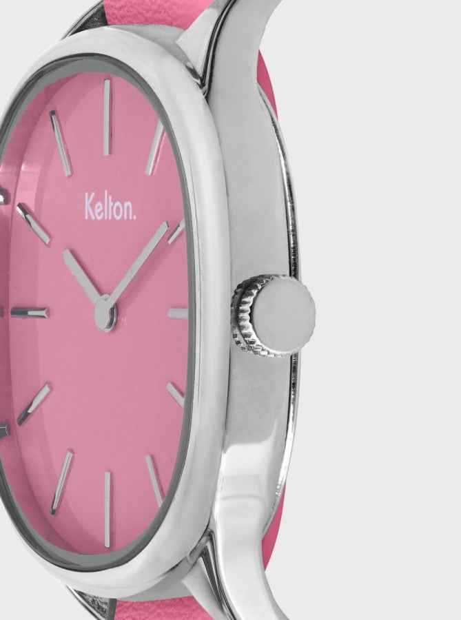 kelton-colorama-rose-montre-ovale-france image 3