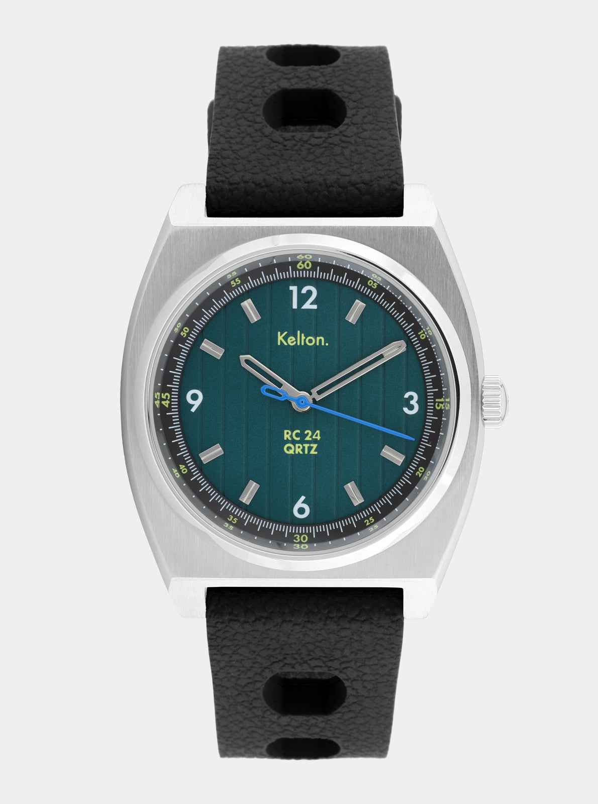 kelton-rc-24-electric-quartz-verte-bracelet-tropic-noir image 1