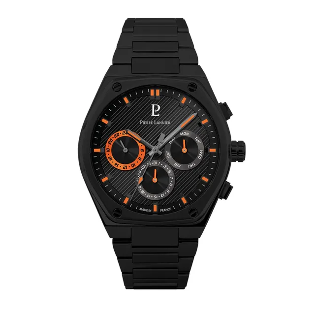 pierre-lannier-copilote-chronographe-quartz-42-5-mm-acier-inoxydable-5-atm-2 image 1