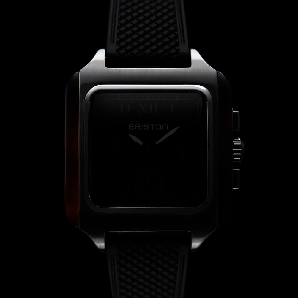 briston-streamliner-kennedy-chrono-noir-38-5-mm-quartz image 5