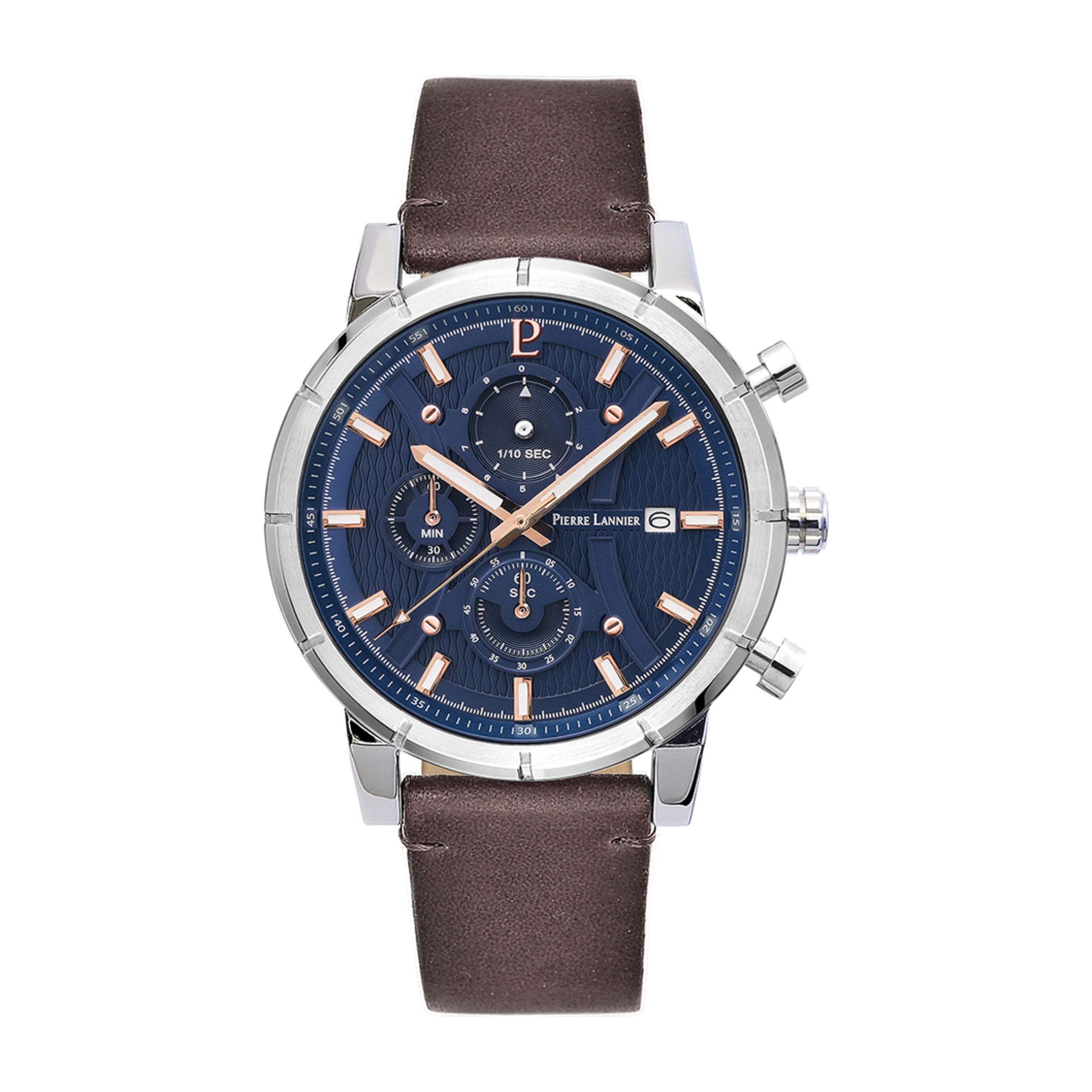 pierre-lannier-criterium-chronographe-quartz-45-mm-acier-5-atm image 6