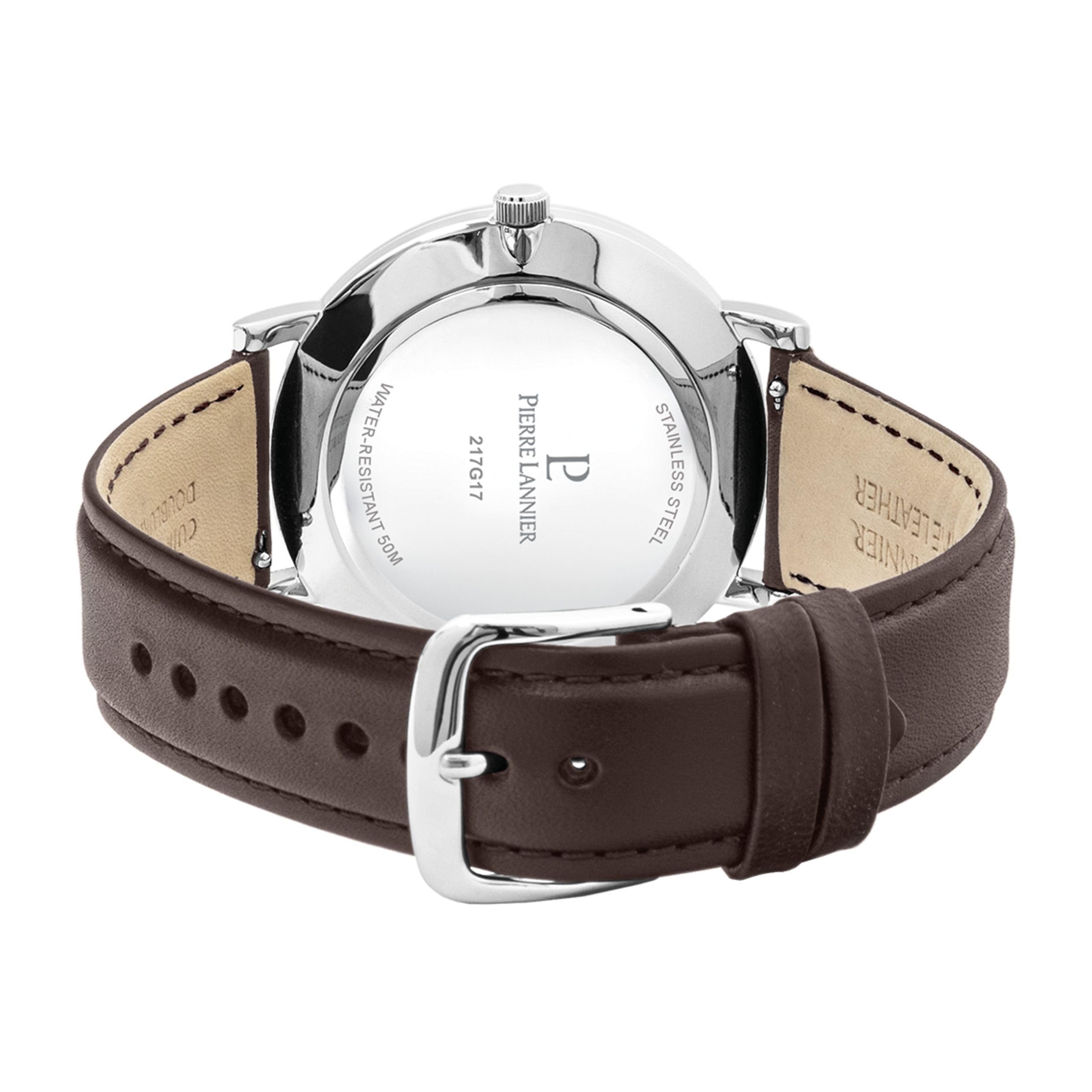 pierre-lannier-essential-40-5-mm-montre-homme-acier-inoxydable-quartz-5-atm image 4