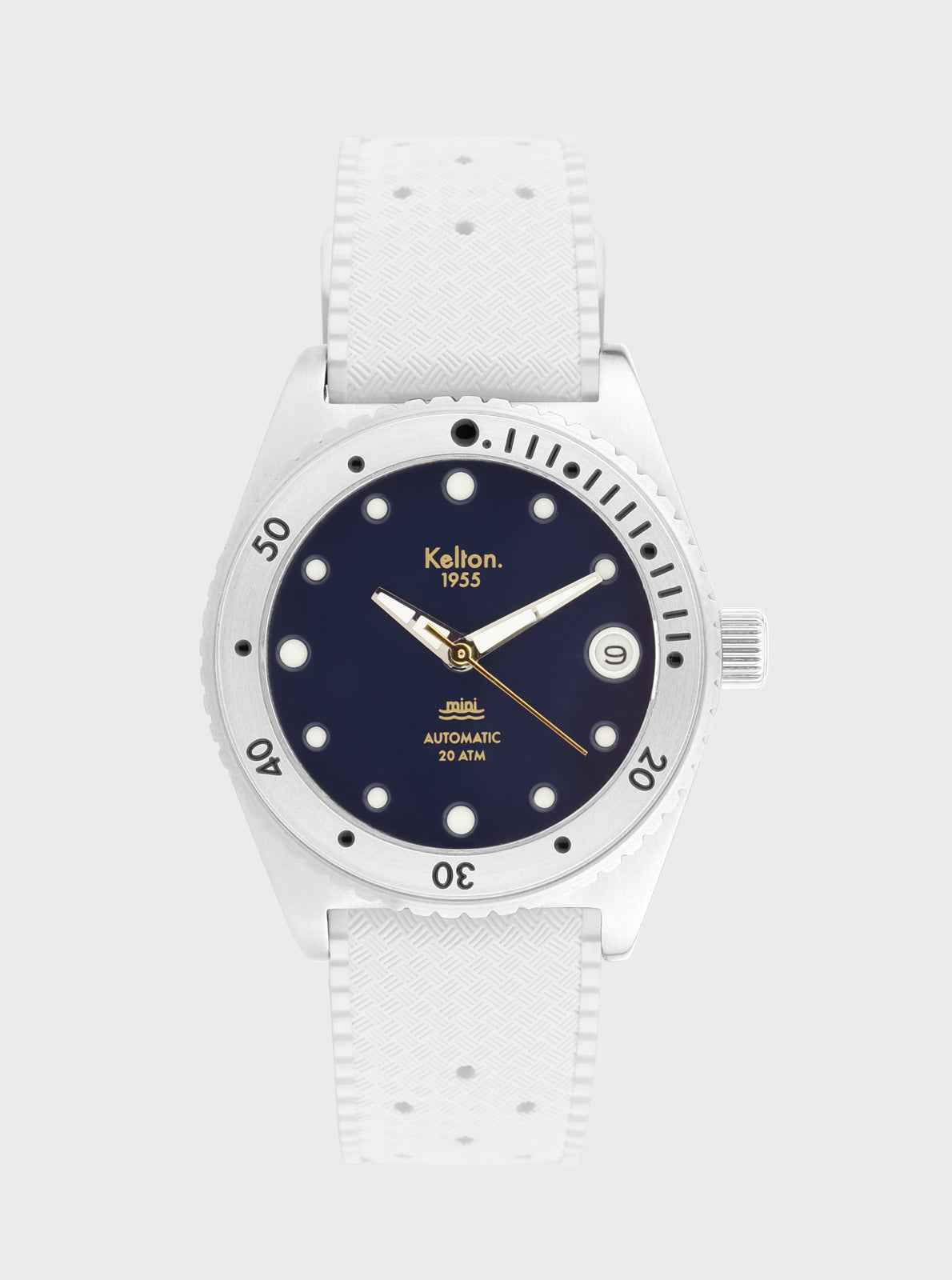 montre-kelton-1955-mini-tropic-navy-plong-e-20-atm-34-mm image 2