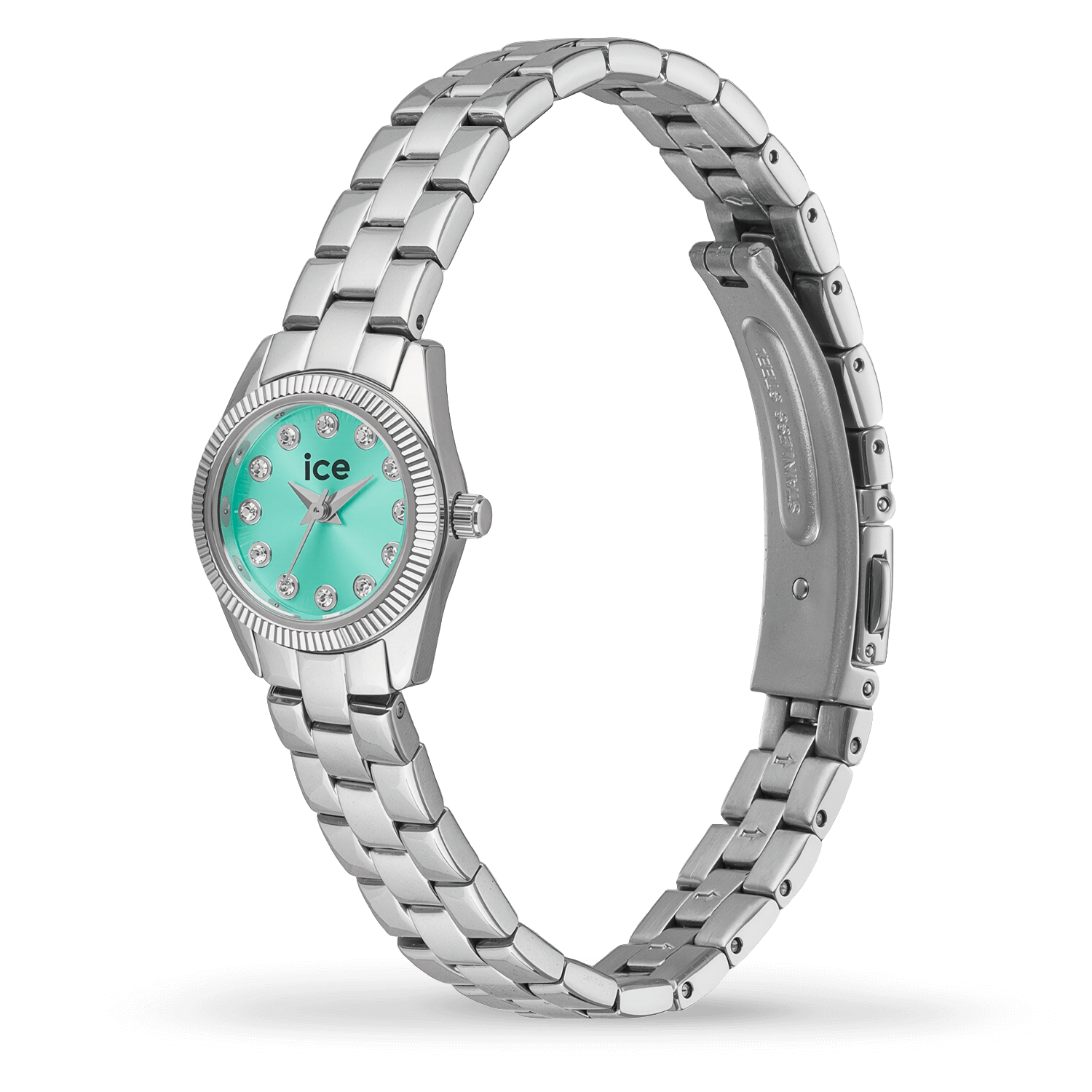 ice-watch-ice-mimi-silver-turquoise-montre-femme-ultra-fine-acier-argent image 2