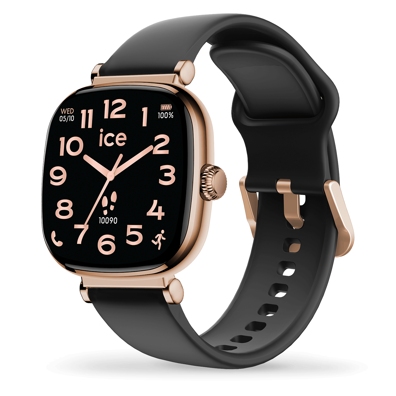 ice-watch-ice-smart-sq-2-0-carr-e-1-70-rose-gold-black-montre-connect-e-femme image 2