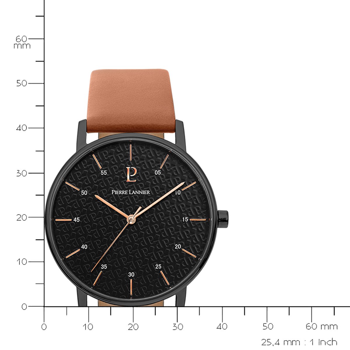 pierre-lannier-elegance-style-203f434-montre-homme-39-mm-marron image 4