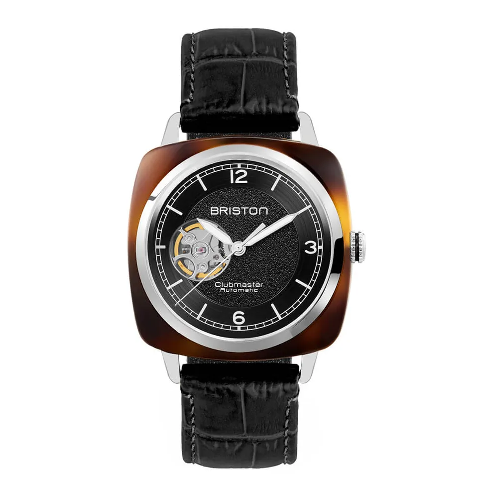 briston-clubmaster-legend-classic-open-montre-automatique-39-mm-noire image 1