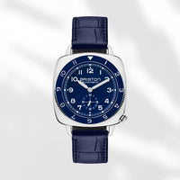 briston-bracelet-cuir-luxe-bleu-mat-20-mm image 2