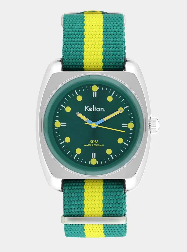 kelton-rc2-green-yellow-nato-montre-cadran-vert-livr-e-bp image 1