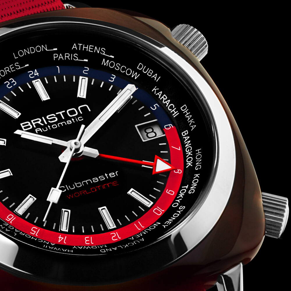 briston-clubmaster-traveler-worldtime-montre-automatique-gmt-42-mm-rouge image 2