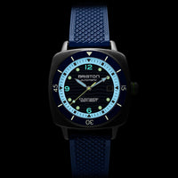 briston-clubmaster-legend-diver-ocean-hms-automatique-40-mm-acier-bleu image 3