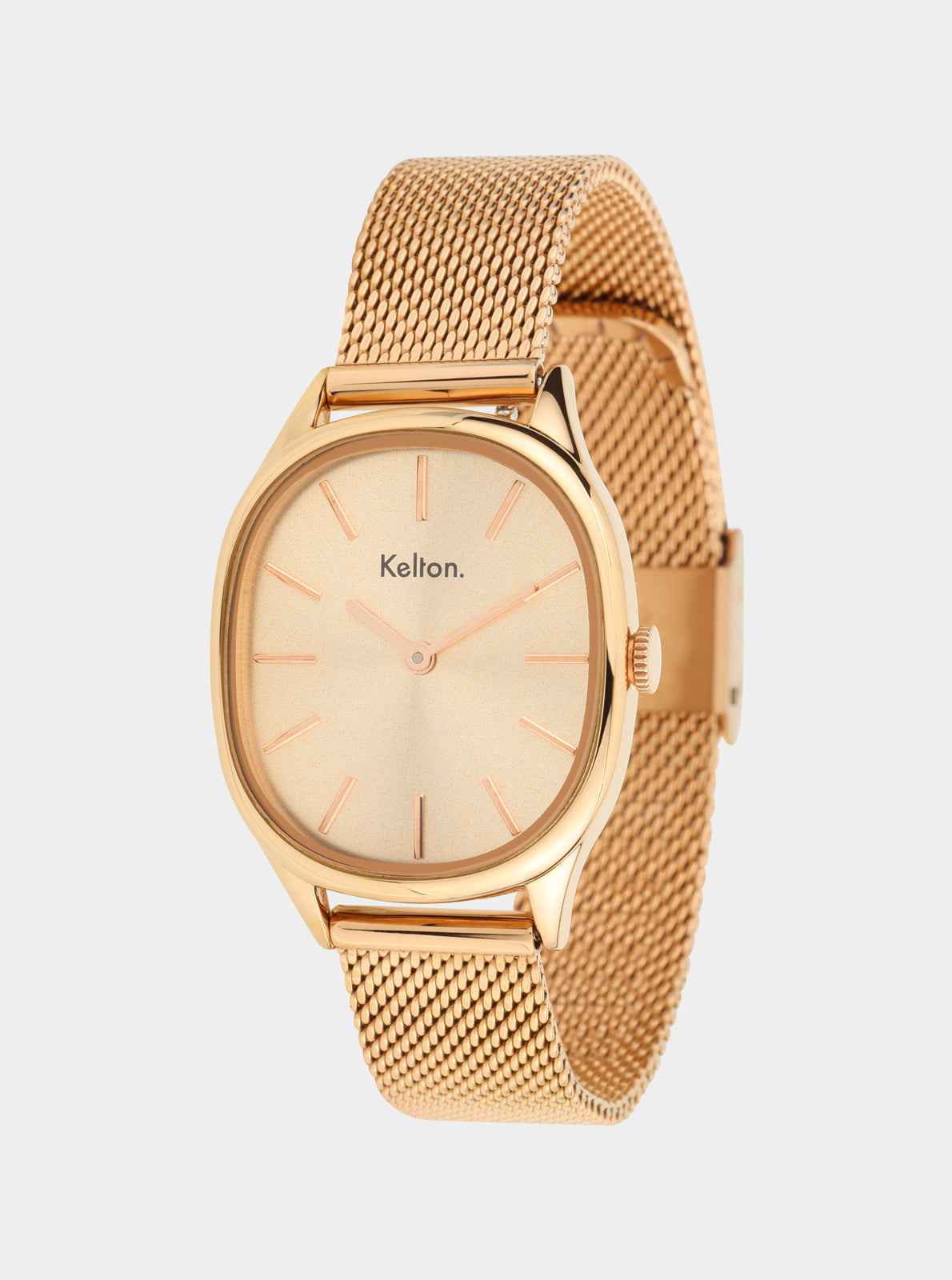 kelton-colorama-montre-mesh-or-rose-full-acier-14-mm image 2